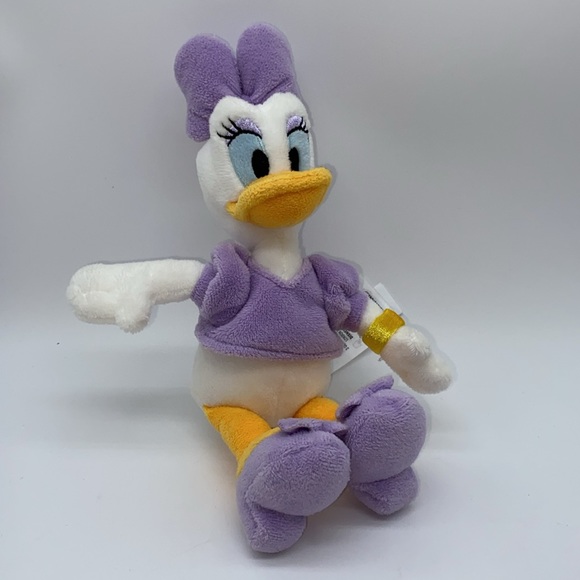 Disney Store Mickey Mouse & Friends Daisy Duck Plush Stuffed Animal 9” Purple - Picture 9 of 9